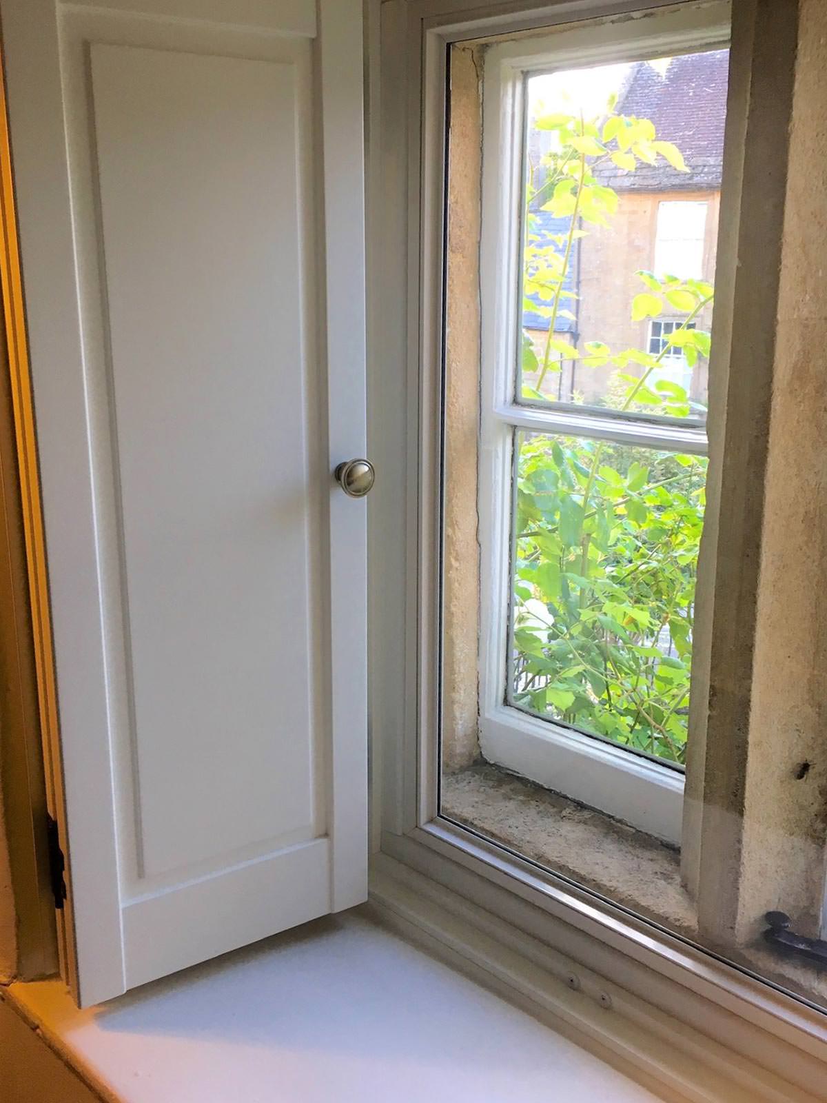 diy solid panel shutters