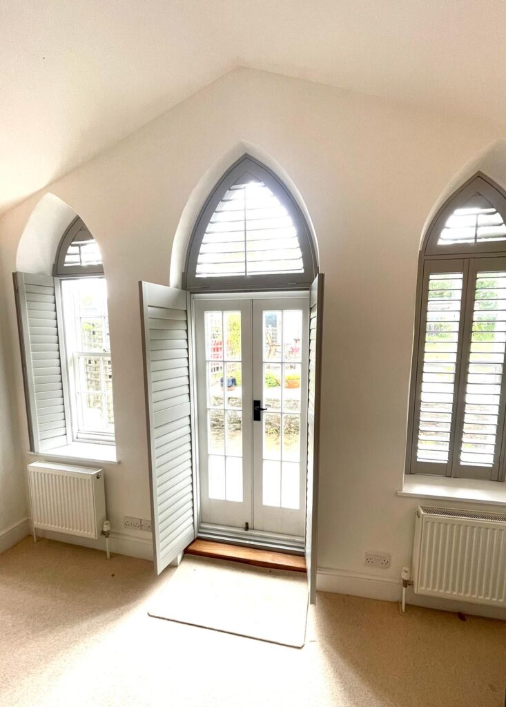 Exeter Arched Window Shutters